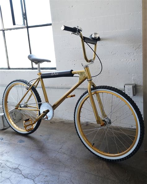 dior bmx bike gold|Dior x Bogarde Limited Gold BMX Bike Collab .